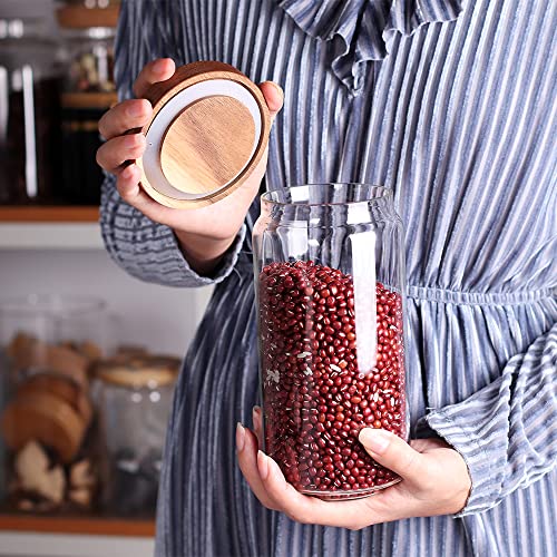 Borosilicate Glass Kitchen Jars (2 Count)