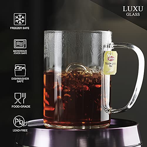 Glass Coffee Mugs (2 Count)