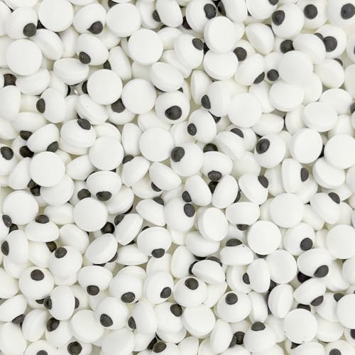 10mm Small Eyes Sprinkles Halloween Edible Eyes Cake Decoration Cupcake Toppers Cookie Decorating Perfect for Cakes (3 Ounce)