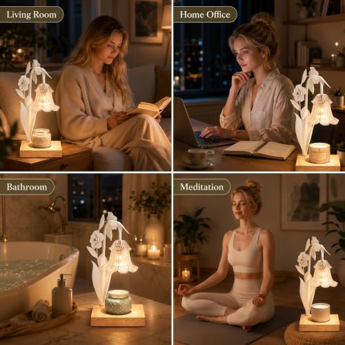 Candle Warmer Lamp with Timer Dimmer