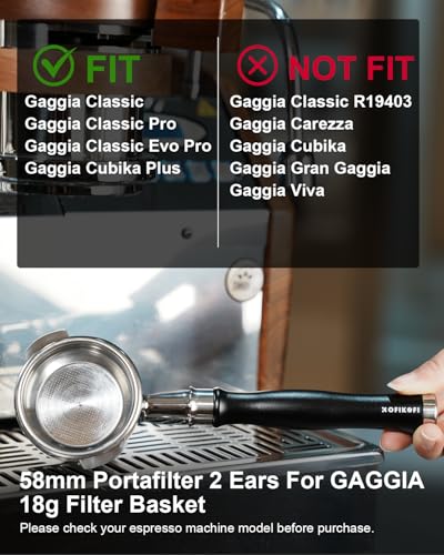 58mm Bottomless Portafilter For Gaggia