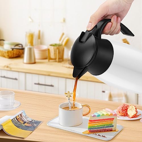 70oz Coffee Carafe Airpot Insulated Coffee Urn Stainless Steel Vacuum Thermal Pot Flask Dispenser for Coffee