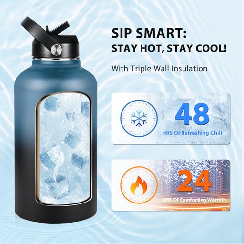 Insulated Water Bottle 64 oz