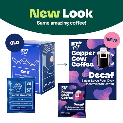 Premium Pour Over Coffee Decaf Single Serve Dark Roast (3.2 Ounce)