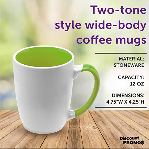 Java Two Tone Coffee Mugs 12 oz. Set of 10 (10 Count)