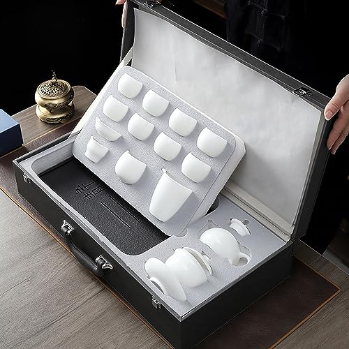 Tea Set Tea Set Tea Set Authentic Iced Jade Porcelain Tea Set
