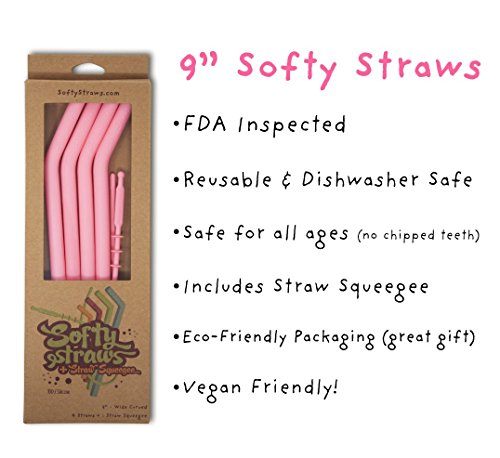 Reusable Silicone Drinking Straws