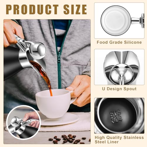 2 Pcs 68oz Thermal Coffee Carafe for Keeping Hot (2 Count)