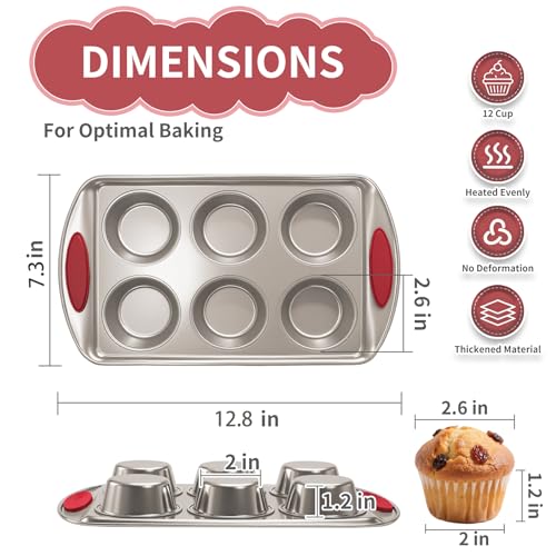 Muffin Pan 6 Cup (2 Count)