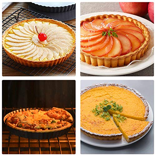 Tart Pan 10 Inch with Removable Bottom