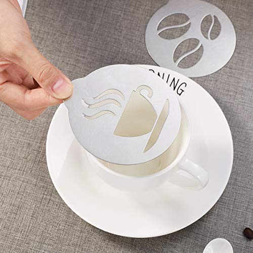 5Pcs Stainless Decorating Stencils