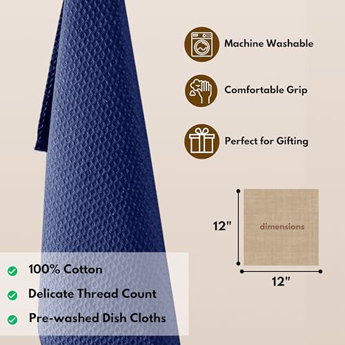 18 Pack Waffle Dish Cloths (18 Count)