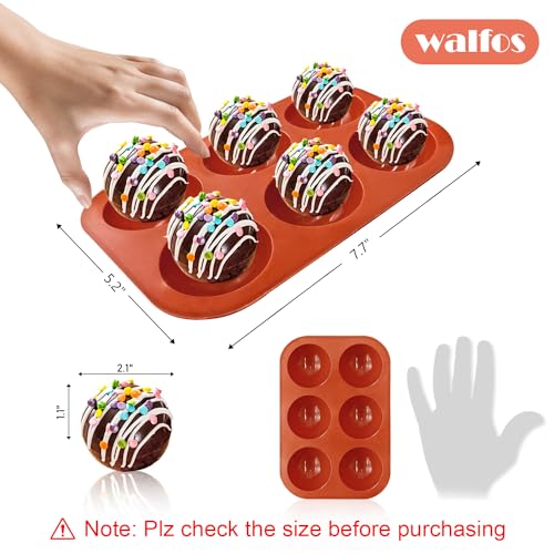 Silicone Hot Chocolate Bomb Mold Medium Semi Sphere Mold