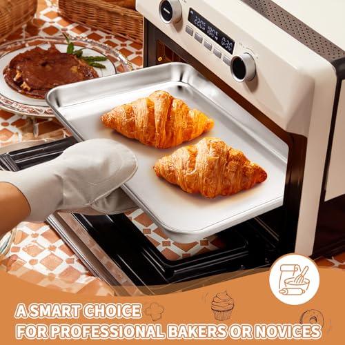 Stainless Steel Baking Sheet Pan Set of 2
