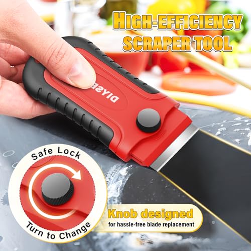 2 Pack Razor Blade Scrapers with 30 Blades (2 Count)