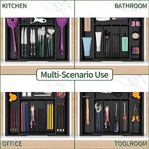 Bamboo Silverware Drawer Organizer