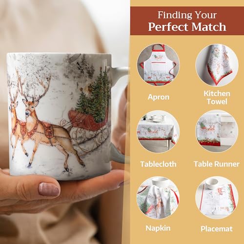 Coffee Mug with Handles Tea Cups