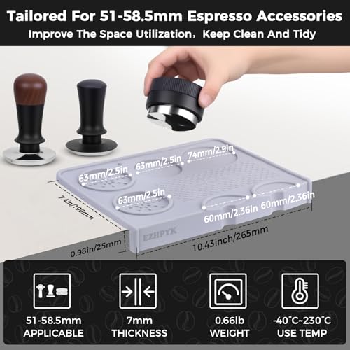 Silicone Espresso Tamping Mat for Barista Espresso Machine