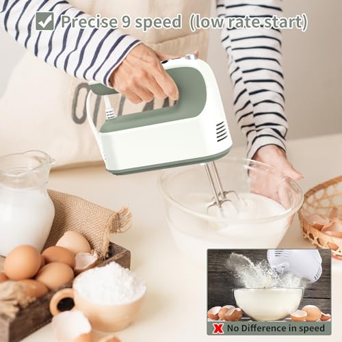 9 Speed Digital Hand Mixer Electric