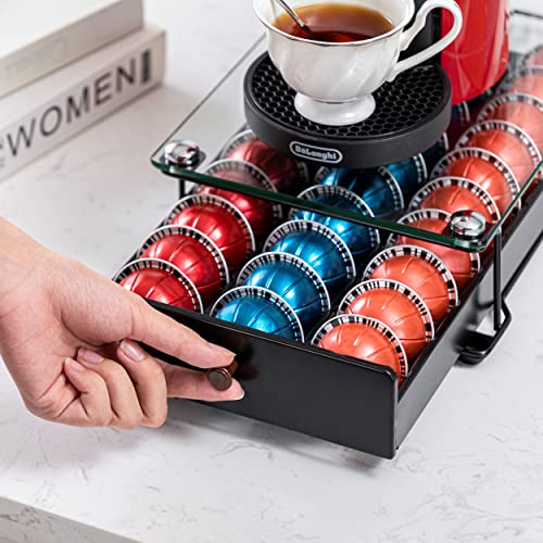 Coffee Pod Drawer Organizer for Nespresso Vertuo