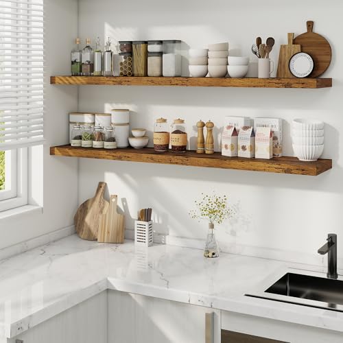 55 Inch Fireplace Mantel Shelf (2 Count)