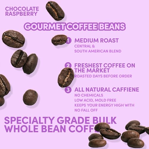 Sarasota Coffee Whole Bean Chocolate Raspberry (80 Ounce)