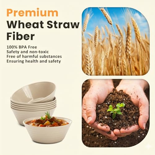 Premium Wheat Straw Bowls