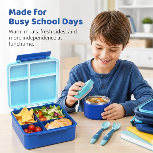 Bento Lunch Box with 8oz Soup Thermo