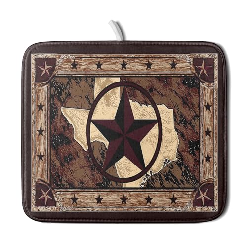 Western Texas Star Dish Drying Mat 16"x18"