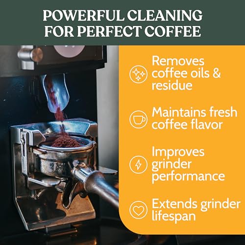 Professional Coffee Grinder Cleaning Tablets (17.63 Ounce)