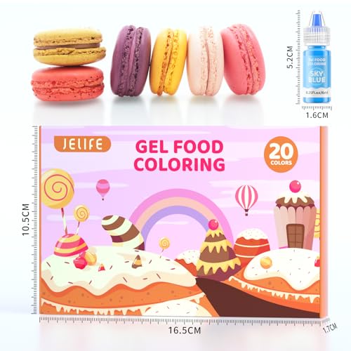 Gel Food Coloring Cake Decorating Set (5 Fl Oz)