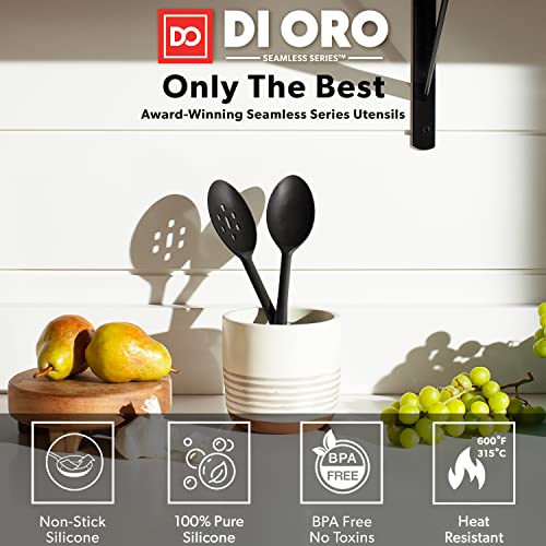 DI ORO Silicone Cooking Spoons (2 Count)