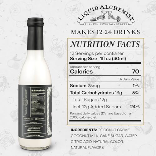 Coconut Syrup for Cocktails (12.7 Fl Oz)
