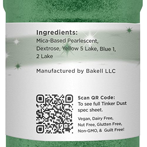 Classic Green Tinker Dust Edible Glitter
