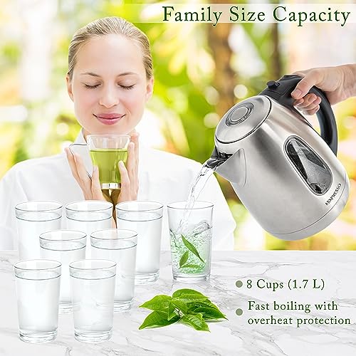 1.7 Liter Stainless Steel Electric Kettle