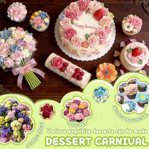 7 Pieces Set Stainless Steel Cake Decorating Tips Set (7 Count)