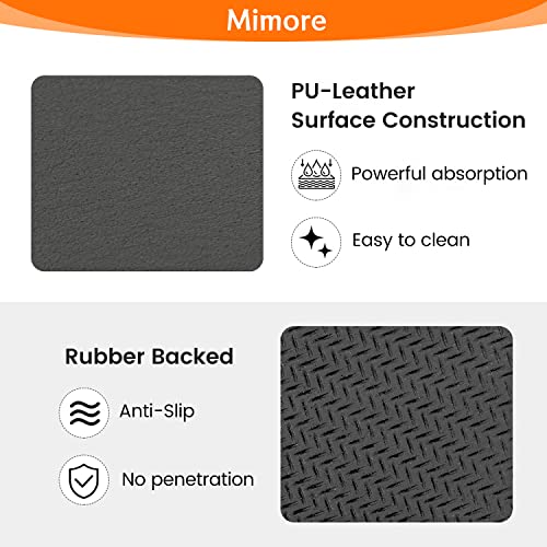 Coffee Mat 18x24 Inch Grey Countertop Mat