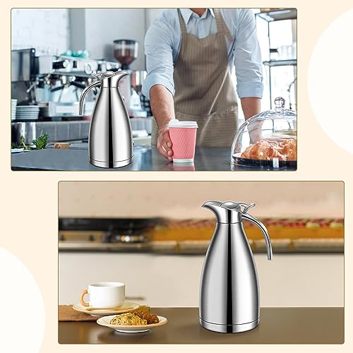 2 Pcs 68oz Thermal Coffee Carafe for Keeping Hot (2 Count)