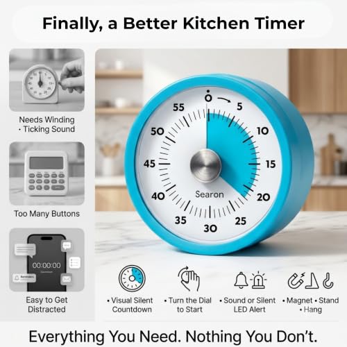 Magnetic Kitchen Timer