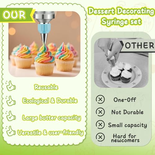 Dessert Decorating Syringe Set (66 Count)