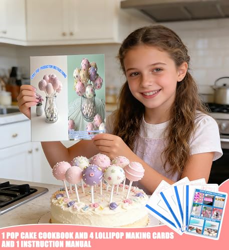 Cake Pop Maker Kit 618Pcs with 5 Silicone Mold Sets