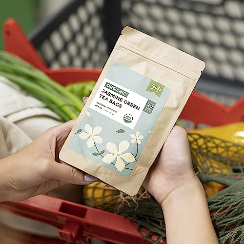 Organic Jasmine Green Tea Bags (50 Count)