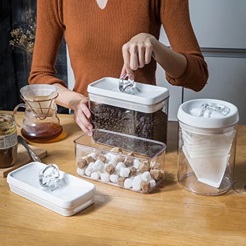 Flip Tite Storage Container with 4 Inch Lid SQUARE & RECTANGLE (10 Count)