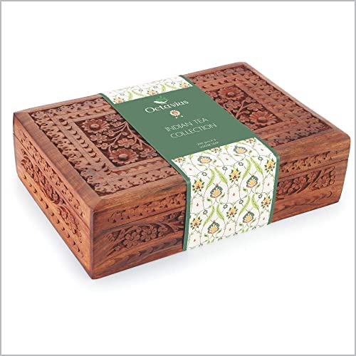 Wooden Caddy Tea Sampler Pack (60 Count)