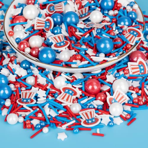 Patriotic Sprinkles 130g (4.58 Ounce)