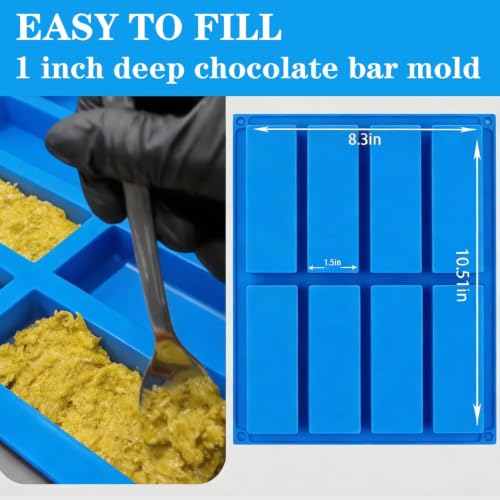 Granola Candy Bar Silicone Molds
