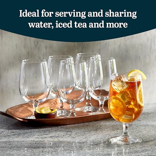 Entertaining Essentials Stemmed Water Glasses (6 Count)