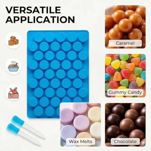 Round Gummy Candy Molds (220 Count)