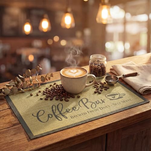 Coffee Bar Mat Set of 2 (2 Count)