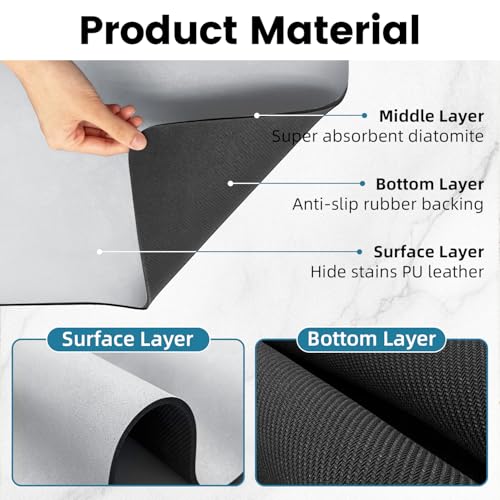 24x16 Inch Coffee Mat